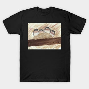 Barn Swallow Chicks T-Shirt